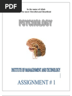 Download Psychology 2 by razi87 SN16544090 doc pdf