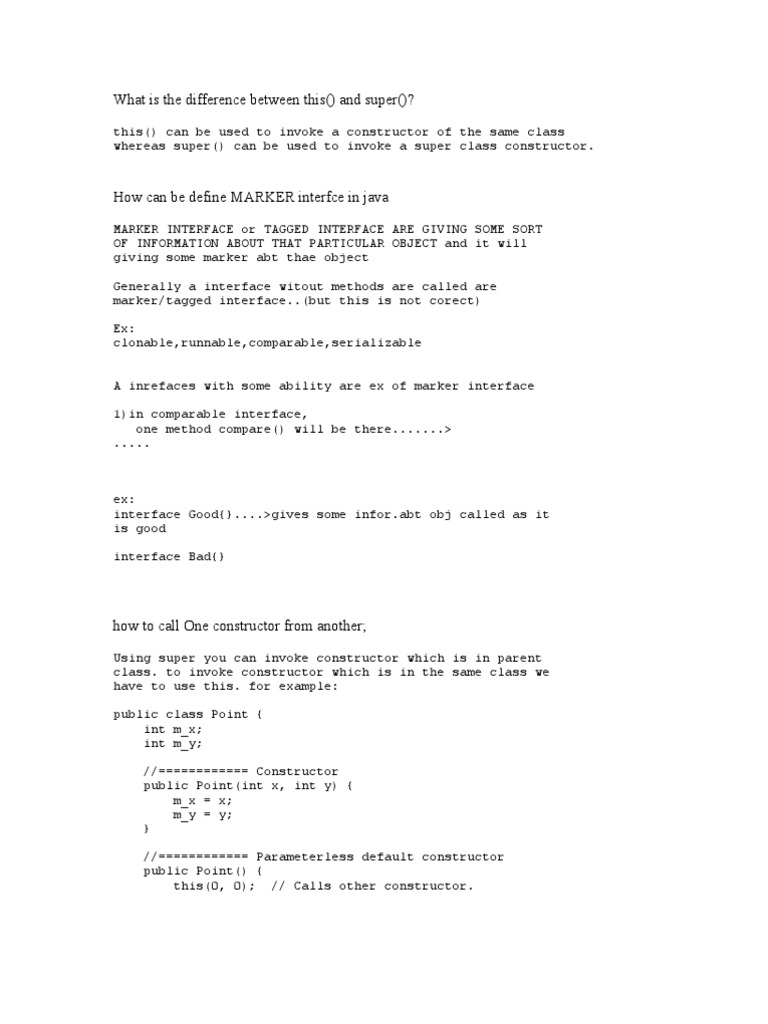 What Is The Difference Between This and Super ? | Download Free PDF ...