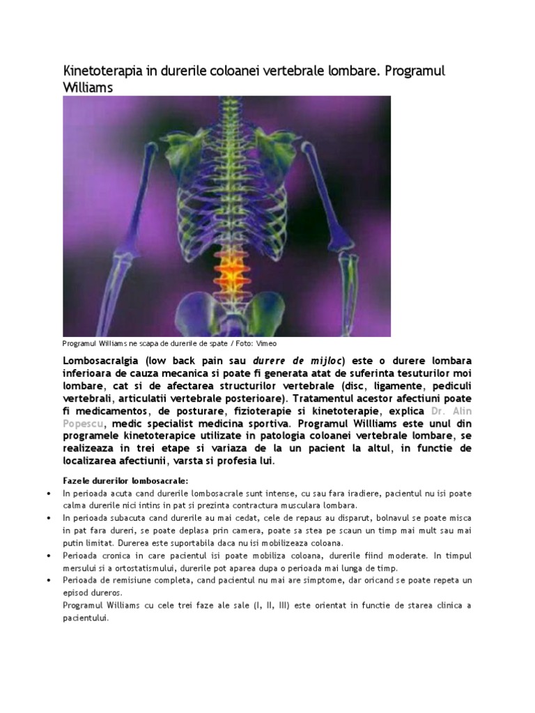 Kineto Exercitii | PDF