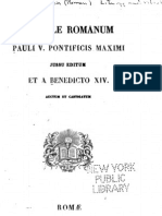 Rituale Romanum Pauli V (1847) PDF