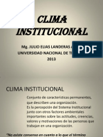 Clima Institucional