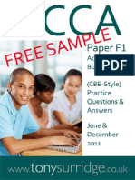 2011 Paper F1 QandA Sample Download v2