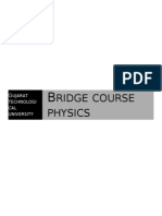 Bridge Course On Physics - Layout