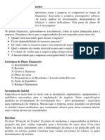 Plano Financeiro