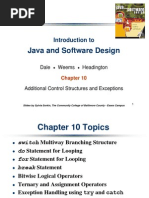 Java and Software Design: Introduction To