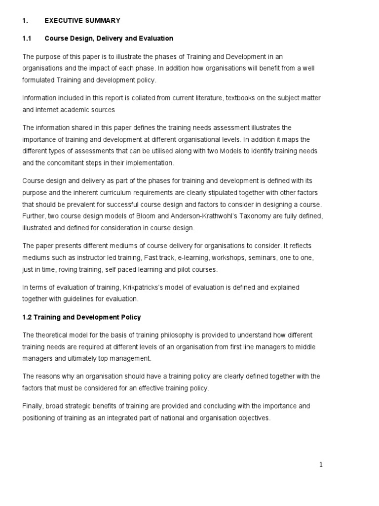 TRAINING AND DEVELOPMENT STRATEGY PDF visual data 5