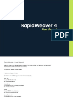 Rapidweaver4 Manual