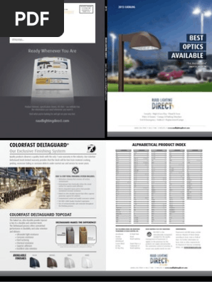 Catalog RUUD Lighting | PDF | Compact Fluorescent Lamp | Fluorescent Lamp