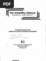 The Unhealthy Alliance