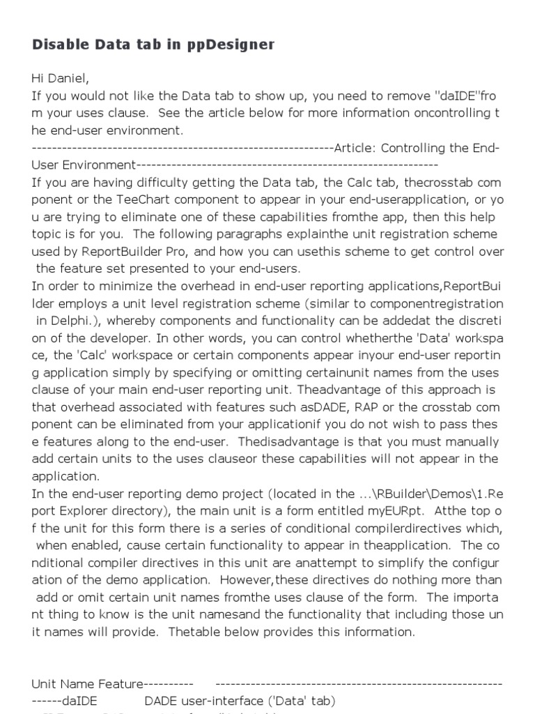 Report Builder Units Tabs | PDF | Component Object Model | Databases