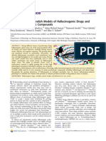 Zebrafish models of hallucinogenic drugs and related psychotropic compounds