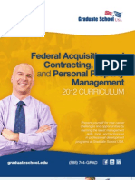 Federal Acquisition & Contracting, Grants, & Personal Property Management Brochure