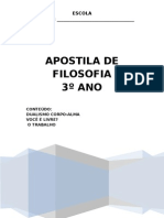 APOSTILA FILOSOFIA 3ºANO
