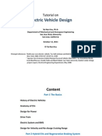 Tutorial On EV Design-I