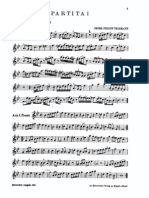 Telemann - 6 Partitas For Violin (Or Flute or Oboe) Cello