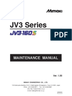 PLOTERS MIMAKI JV3 Maintenance Manual