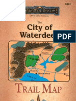 Tsr09401 - AD&D Accessory - FR - The City of Waterdeep Trail Map