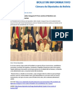 Diputados Boliva - Boletín informativo 4-9-2013