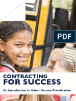 Contracting For Success: An Introduction To School Service Privatization