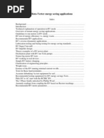 RV Energy Saving Applications and R and D