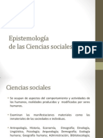 Epistemología de Las Cs. Soc