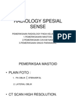 Radiology Spesial Sense