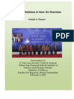 Strategic Relations in Asia an Overview