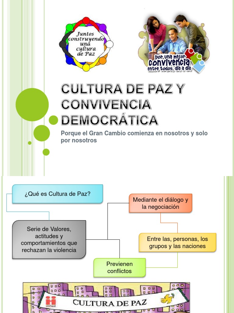 Cultura de Paz y Democracia en Acción | PDF | Democracia | Ideologías ...