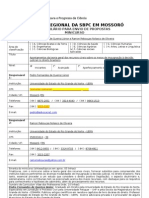 FORMULÁRIO PARA ENVIO DE PROPOSTAS. MINICURSO. Pedro. Teoria Geral Dos Recursos Cíveis.