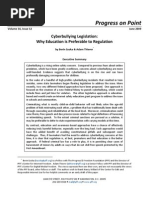 Download Cyberbullying Legislation Why Education is Preferable to Regulation by Berin Szka SN16558612 doc pdf