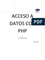 Acceso a Datos Con PHP
