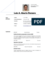 Curriculum Luis Aburto Romero