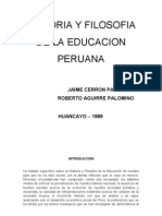 Historia+y+Filosofia+de+La+Educacion+Peruana