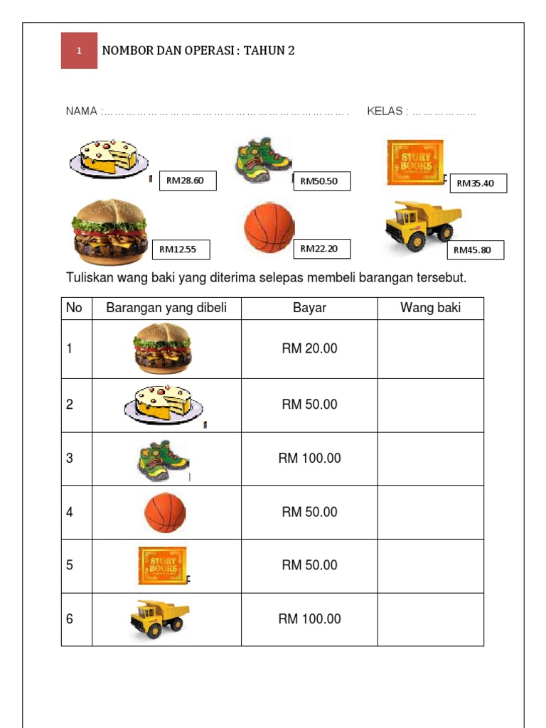 Latihan Wang Tahun 2 Pdf