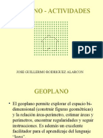 Geoplano - Actividades