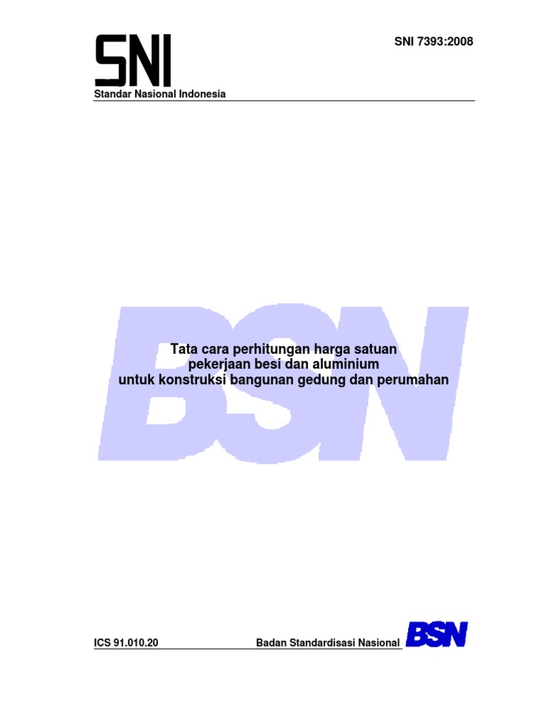 Harga Satuan Pekerjaan Struktur Baja