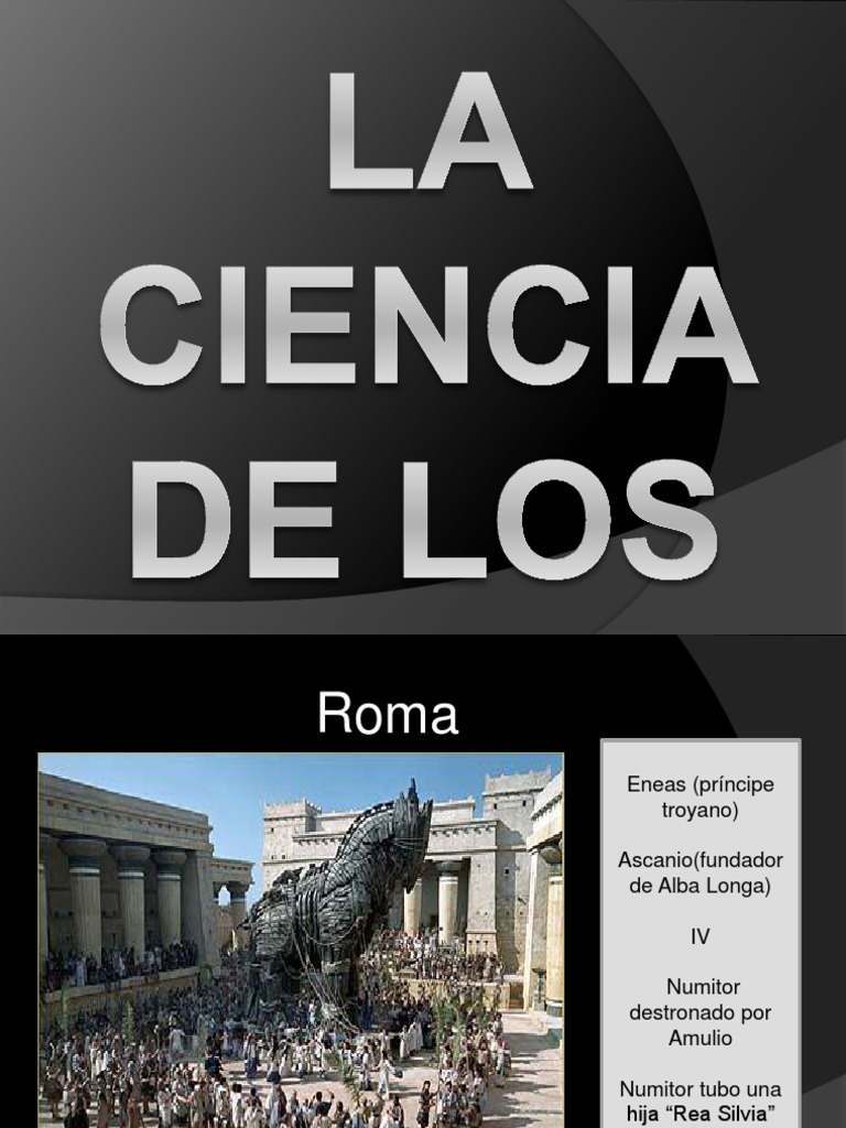 La Ciencia de Los Romanos Roma antigua
