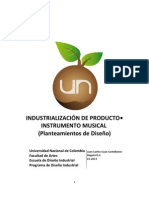 1- Industrializacion de producto - Planteamientos de Diseño