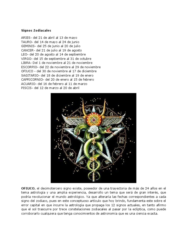 Signos Zodiacales y la Nueva Astrología | PDF | Zodíaco | Signo Astrológico