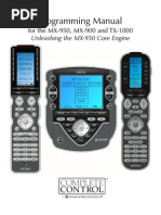 MX950 MX900 TX1000 Programming Manual