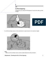 Adjustments: Checking The Pen-To-Pivot Spacing