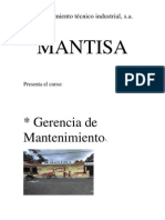 30746155 Curso Gerencia de Mantenimiento