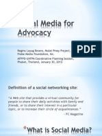 Social Media for Advocacy 