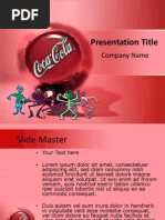 Download Coca Cola Refreshments Powerpoint Template by Presentation Templates SN165650734 doc pdf