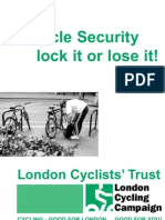 Bicycle Security Leaflet
