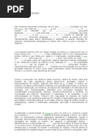 PROTOCOLO DE INTENÇÕES