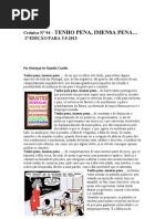 Crónica Nº 94 - Tenho pena,