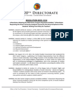 XU-CSG 20th Directorate Resolution 0025-1314
