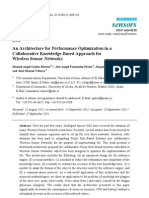 An Architecture For Performance Optimization in A Collaborative Knowledge-Based Approach For Wireless Sensor Networks