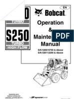 Bobcat S250 Manual